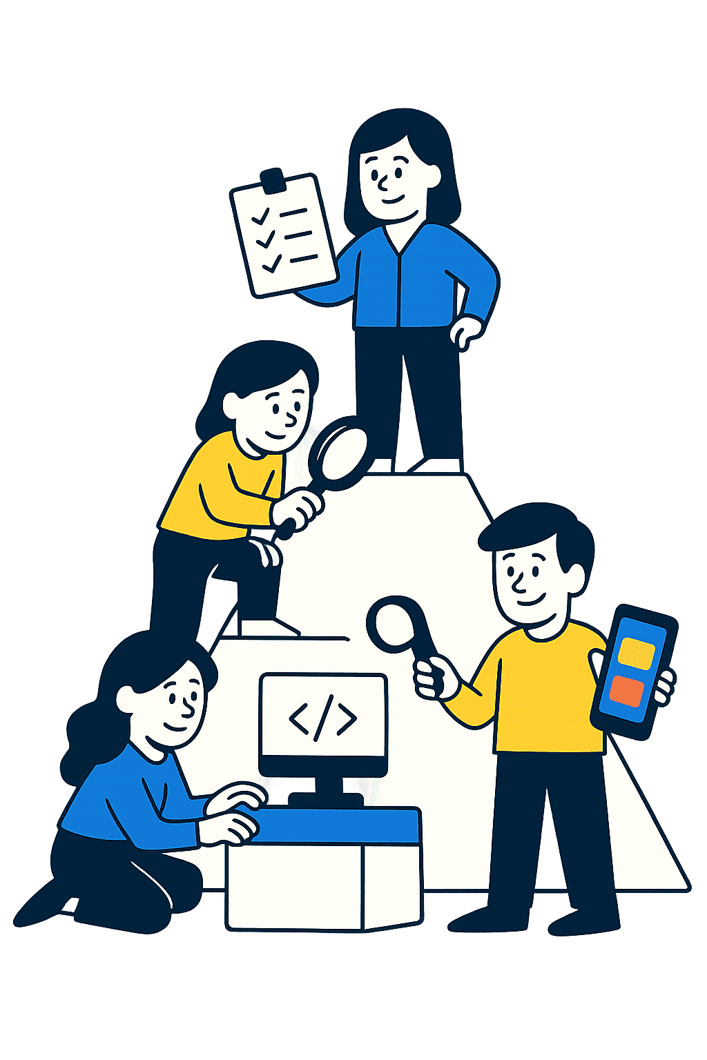 your product journey building a pyramid